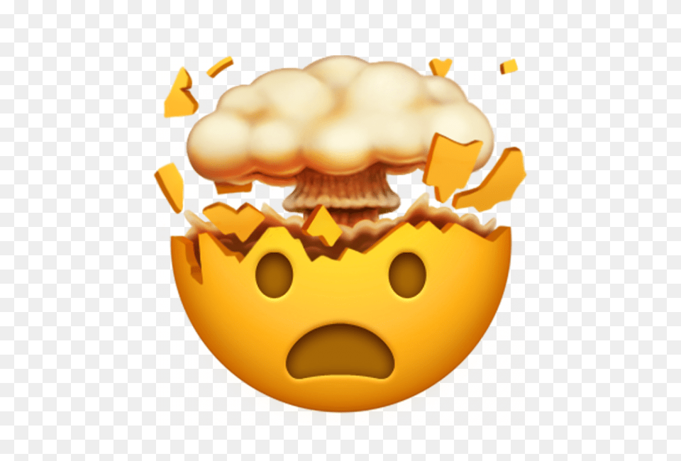 Head Blown Off Emoji, Food Free Png