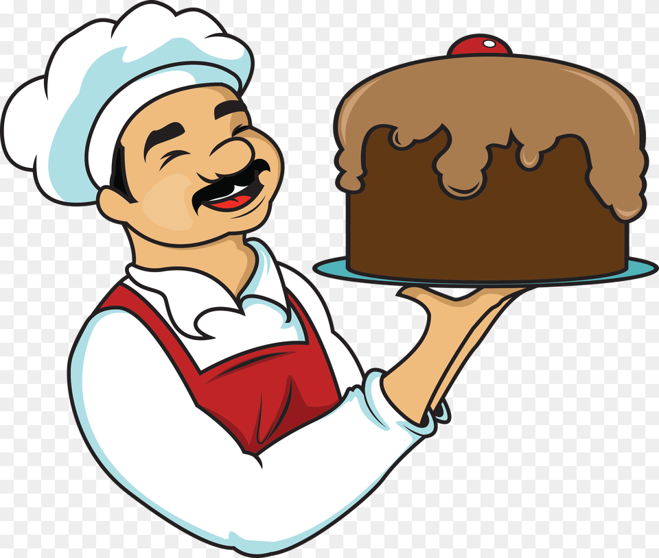 Head Chef Bon Appetit Cake Funny Novelty Tote Bag Rr21r Vector Chef, Face, Person, Clothing, Hat Free Png