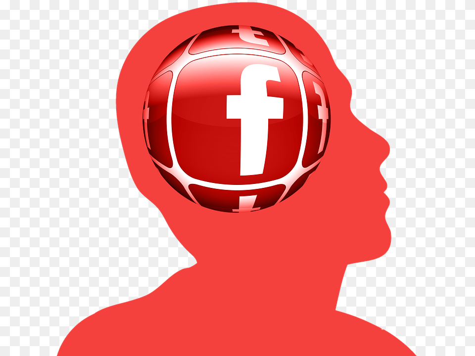 Head Circle Facebook Networks Internet Network Cabeza De Facebook, First Aid, Clothing, Hood Png Image