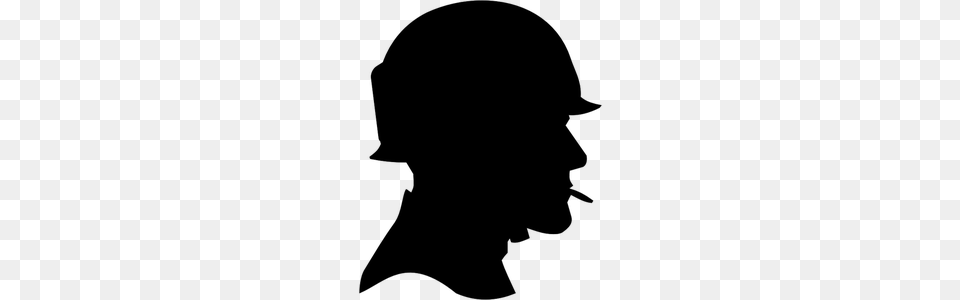 Head Clip Art Silhouette, Gray Png Image