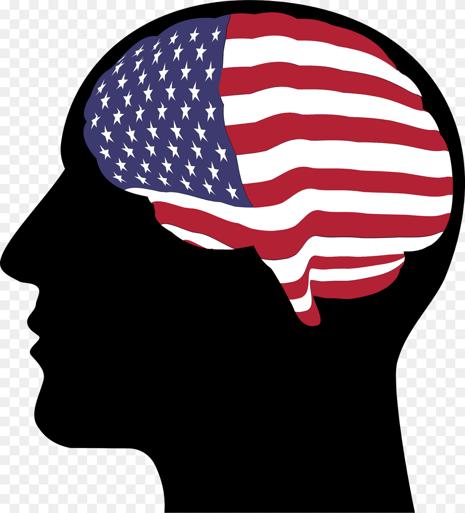 Head Clipart, American Flag, Cap, Clothing, Flag Free Png