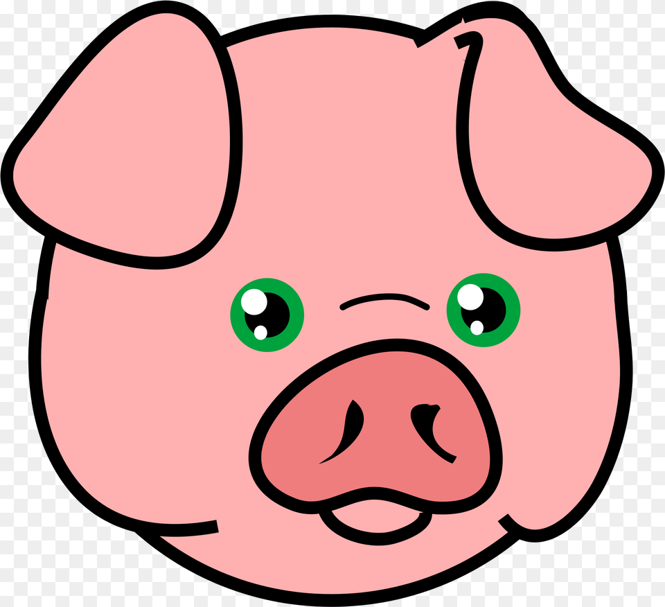Head Clipart Pig Pig Face Clipart, Baby, Person, Piggy Bank Free Png