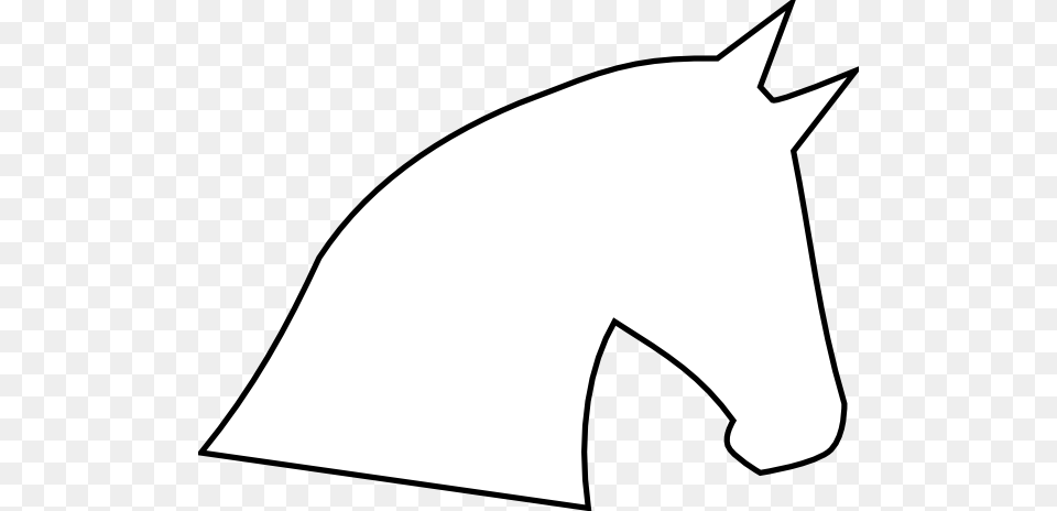 Head Clipart White Horse, Stencil, Animal, Mammal Free Png Download