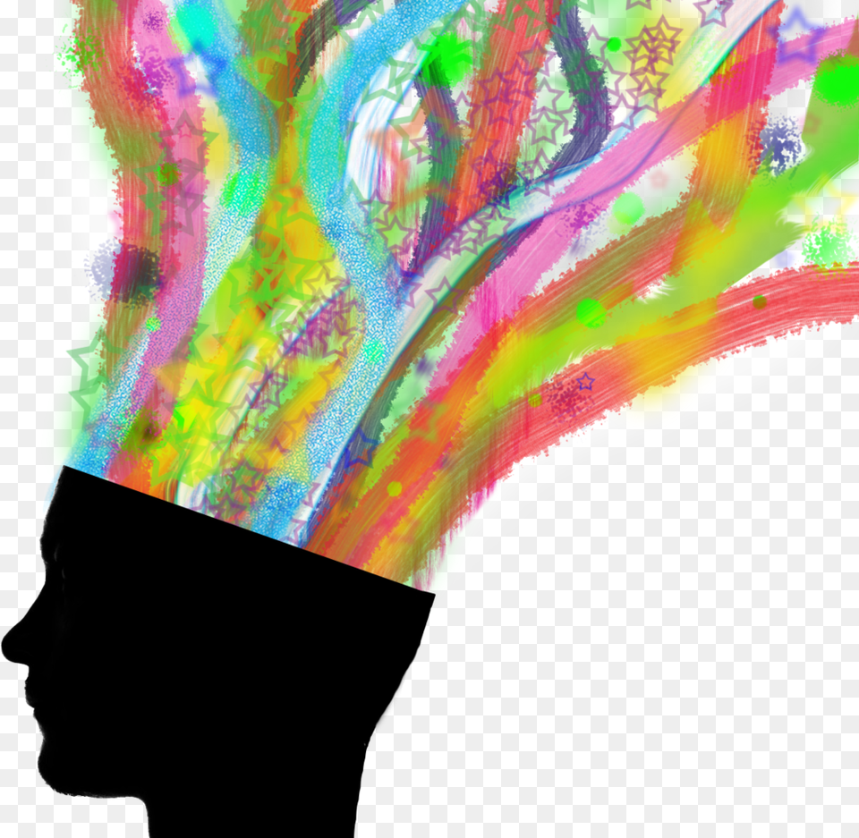 Head Full Of Ideas, Art, Graphics, Modern Art, Dye Free Transparent Png