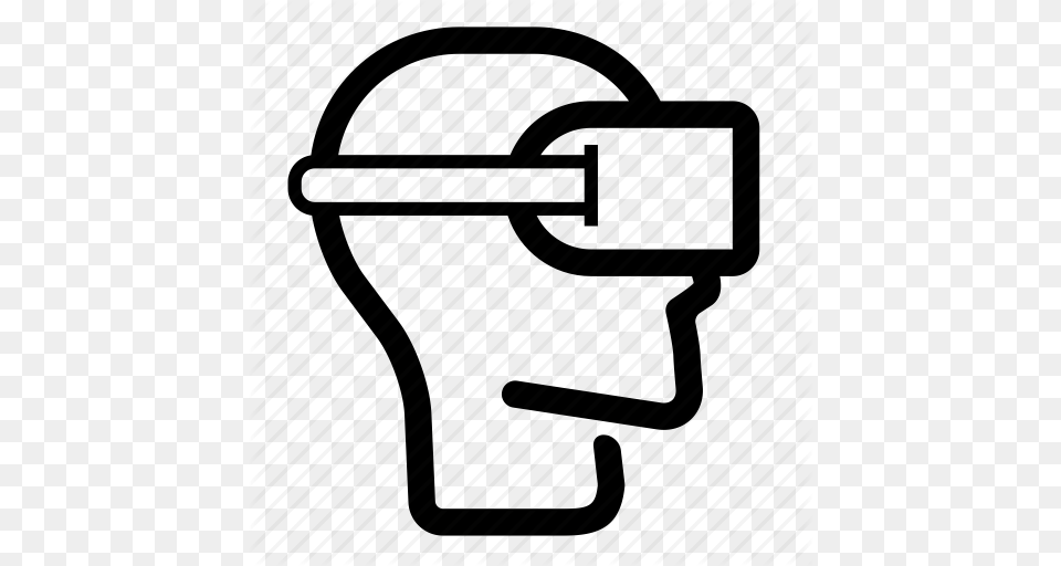 Head Headset Oculus Reality Side Virtual Vr Icon, Car, Transportation, Vehicle Free Png