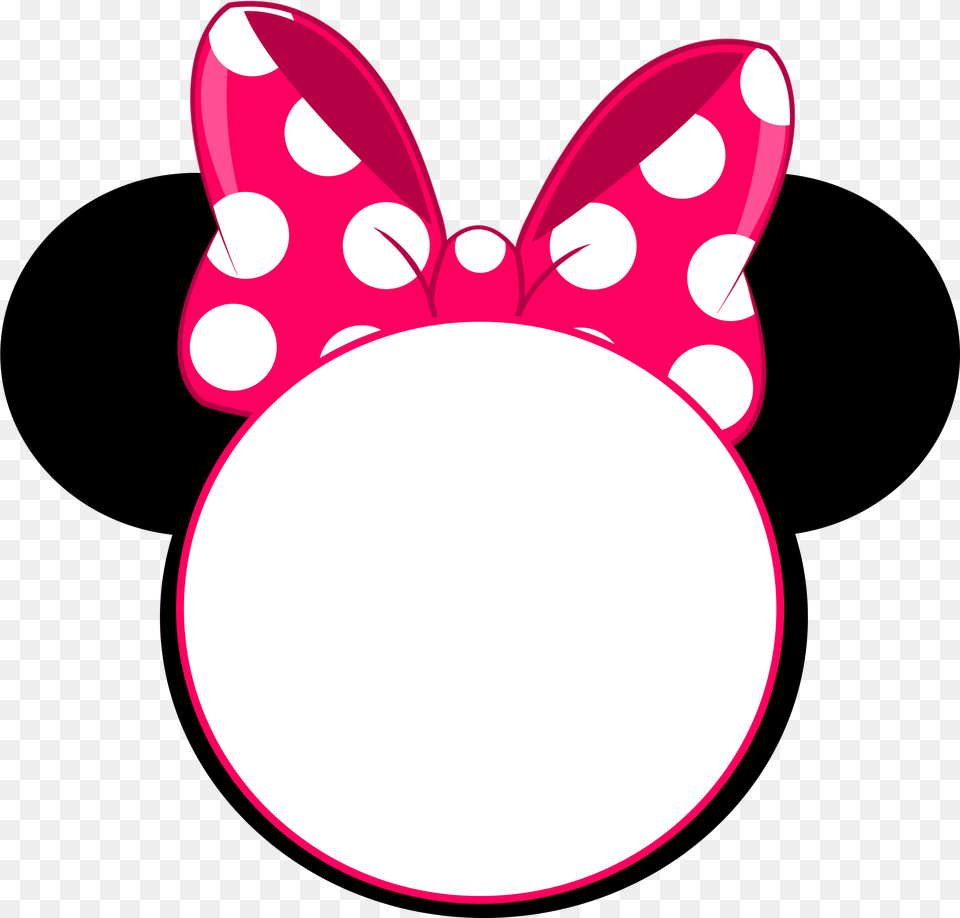 Head Invitation Template Minnie Mouse Head, Pattern, Astronomy, Moon, Nature Free Png Download