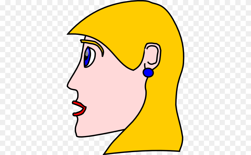 Head Lady Woman Blond Clip Art, Cap, Clothing, Hat, Swimwear Free Transparent Png