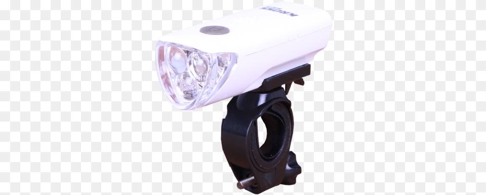 Head Light White With Kross Logo Bicycle, Lighting, Appliance, Blow Dryer, Device Png