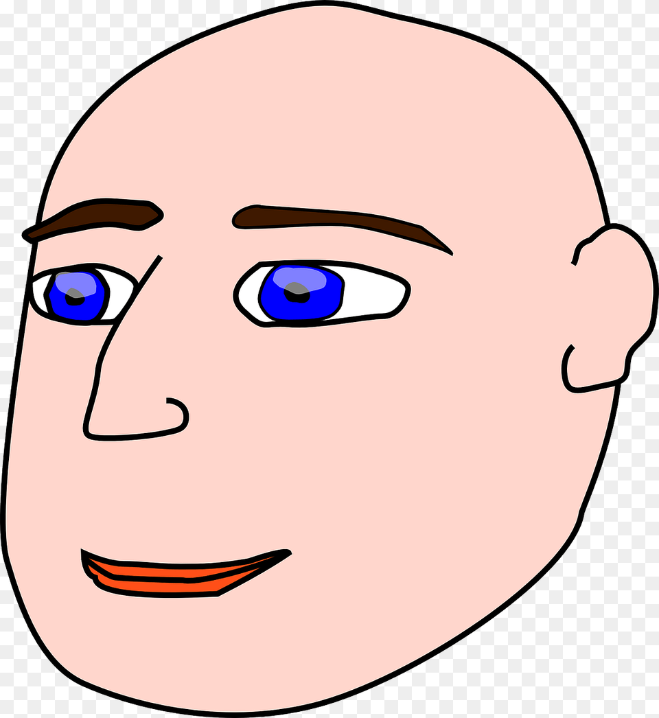 Head Man Guy Picture Bald Clipart, Art, Photography, Face, Person Free Transparent Png
