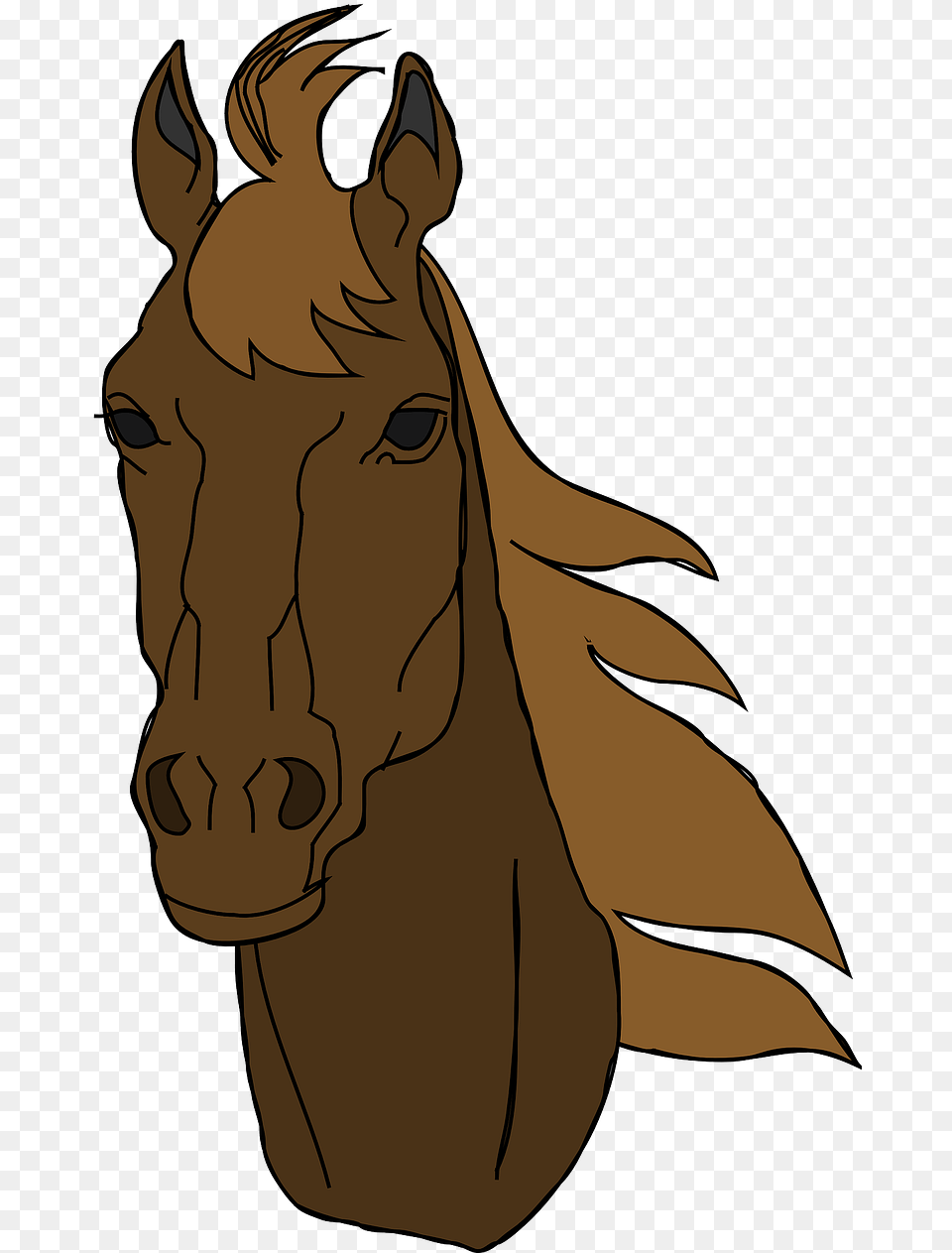 Head Mask Computer Icons Drawing Commercial Horse Head Clip Art, Animal, Colt Horse, Mammal, Person Png Image
