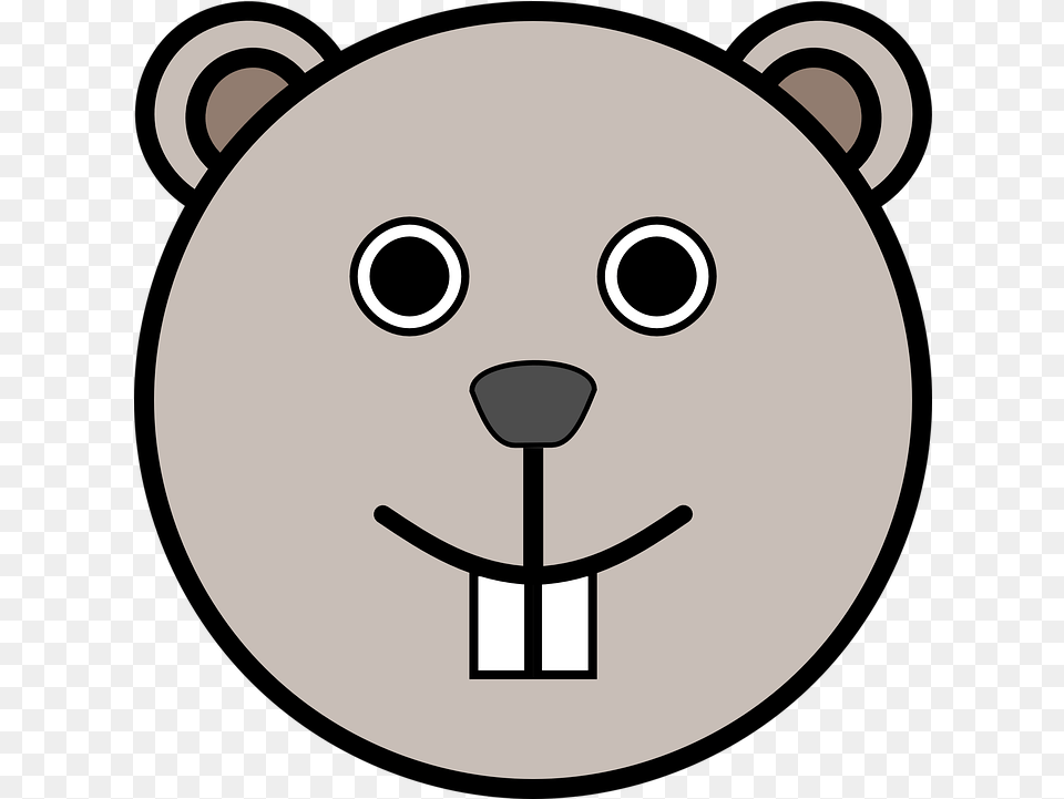 Head Mouse Circle Teddy Bear Face Outline, Disk Png Image