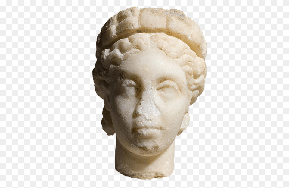 Head Of A Woman Wearing Crown Classical Sculpture, Art, Face, Person, Archaeology Png Image