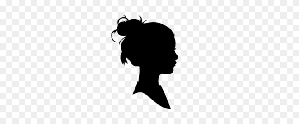 Head Of Girl, Silhouette, Adult, Female, Person Png