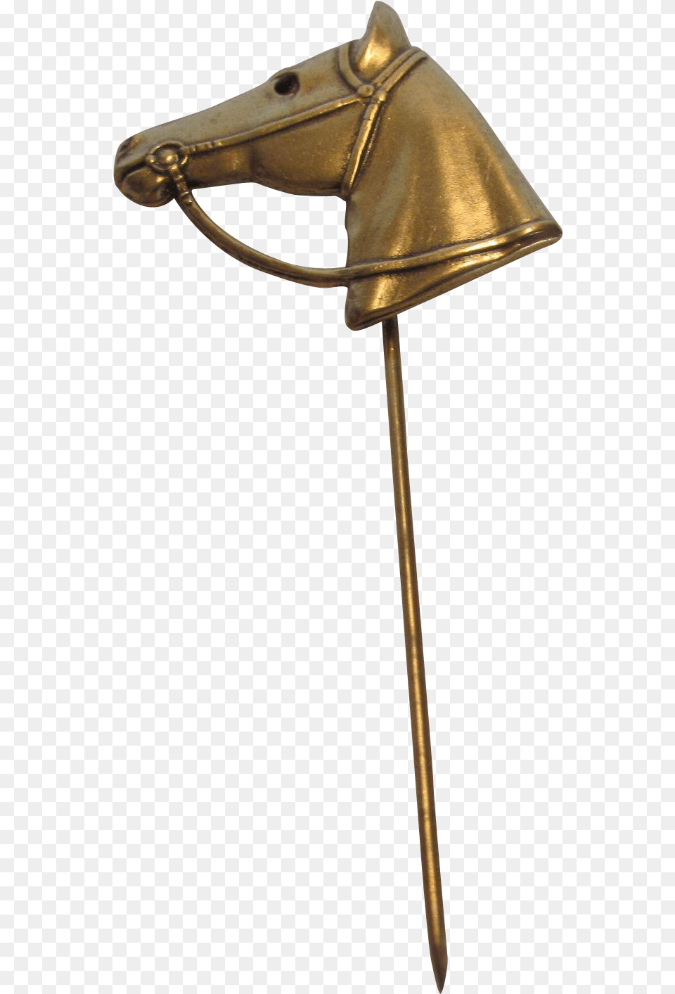 Head On Stick Metal Horse On Stick, Bronze, Blade, Dagger, Knife Free Png