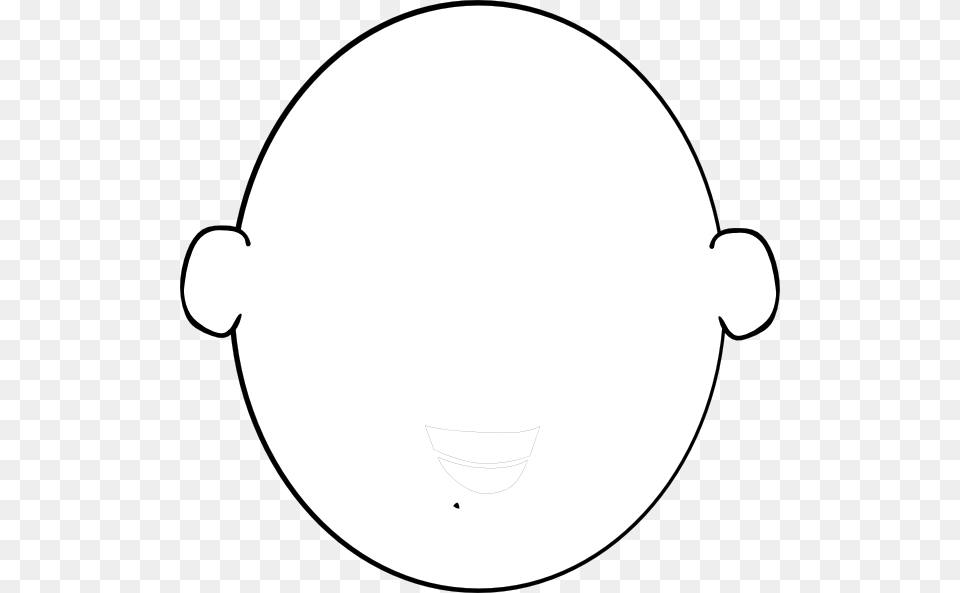 Head Outline, Sphere, Balloon, Oval, Stencil Free Png