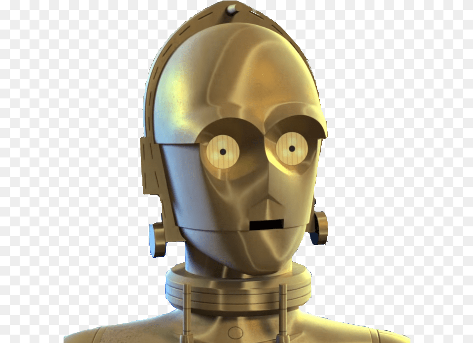 Head Picture C3po, Robot Png Image