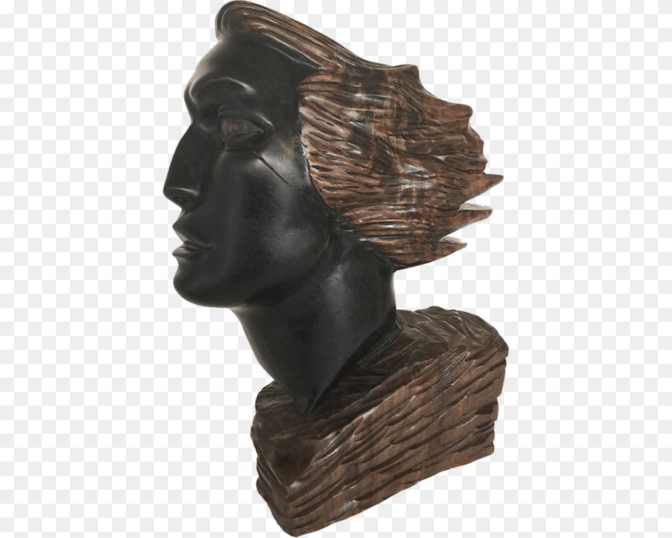 Head Sculpture 1 Bust, Bronze, Adult, Female, Person Free Png