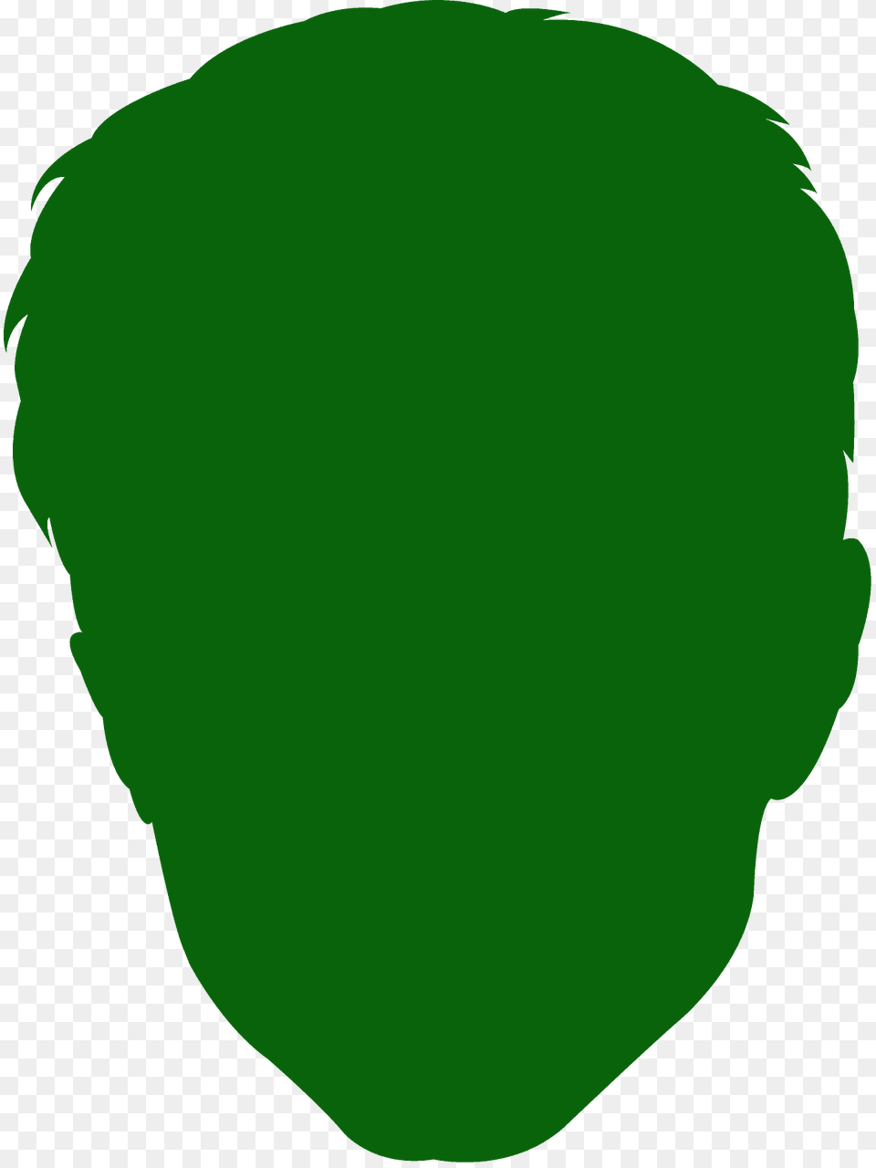 Head Silhouette, Green, Person, Ammunition, Face Free Transparent Png
