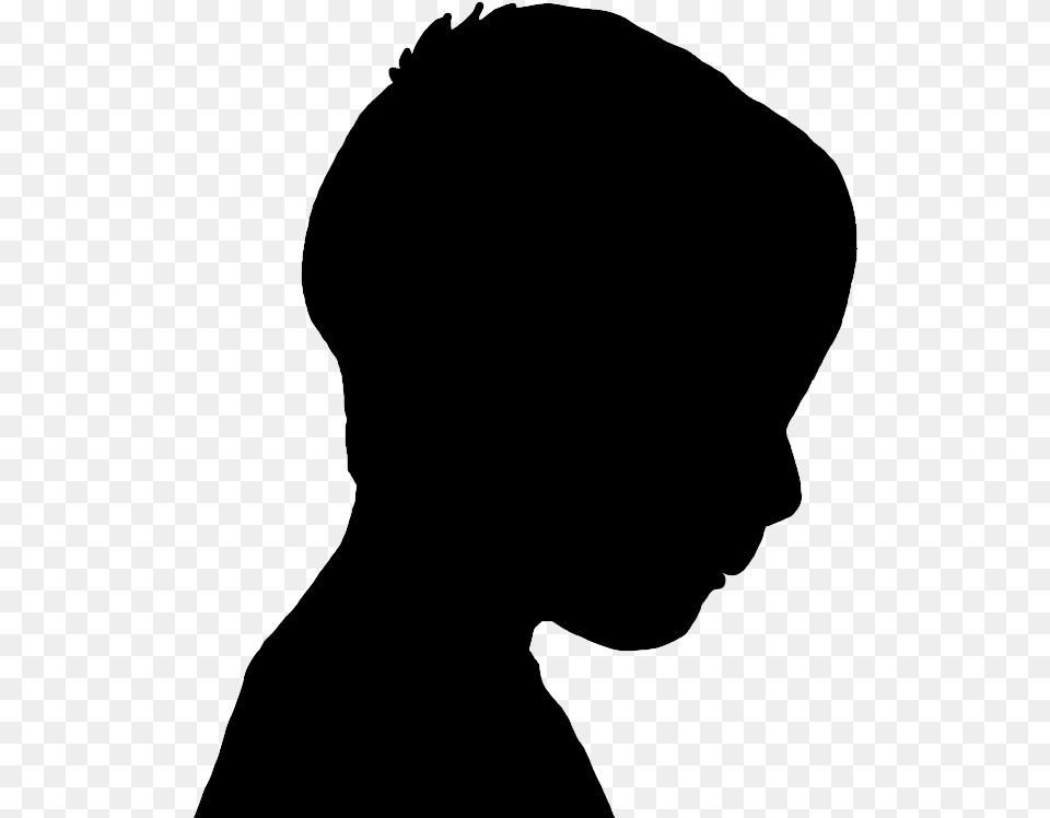 Head Silhouette Head Silhouette Transparent, Gray Free Png Download