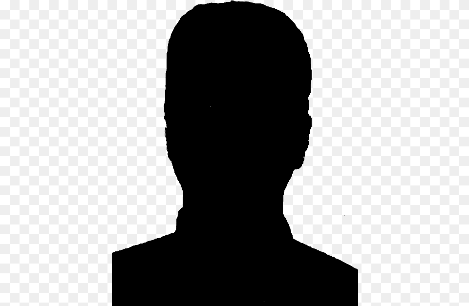 Head Silhouette No Background, Gray Free Png