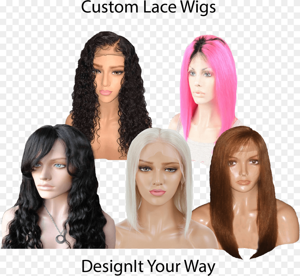 Head Turners Hair U0026 Nail Designs Custom Lace Wigs Design, Adult, Female, Person, Woman Free Transparent Png