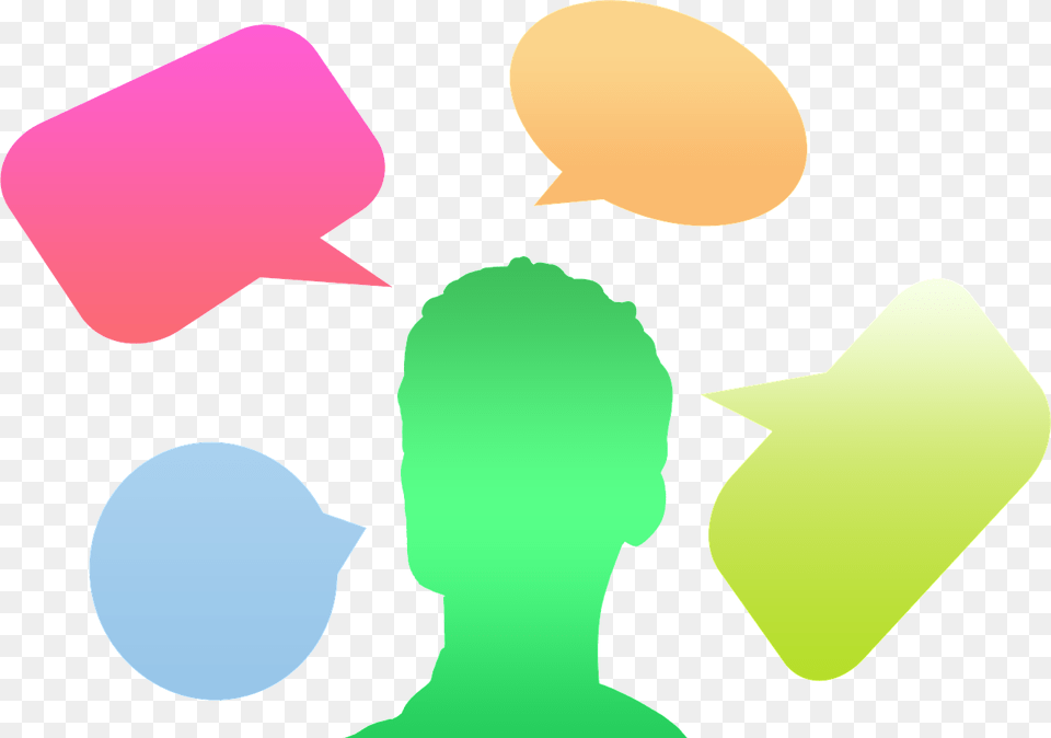 Head With Thought Bubble, Balloon, Person Free Png