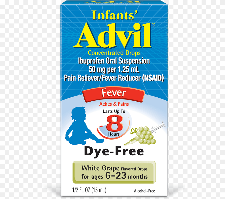 Headache Infant Advil Dye, Advertisement, Poster, Baby, Person Png