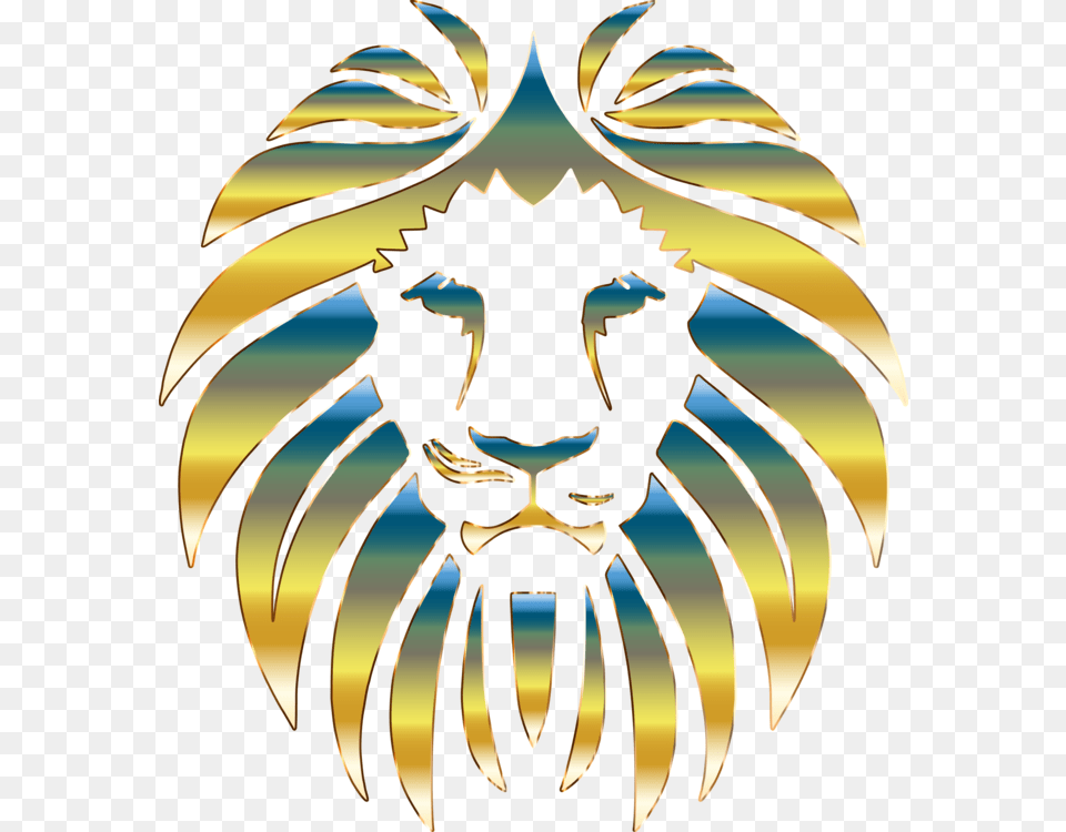 Headartbig Cats Lion Vector Red, Emblem, Symbol, Logo, Chandelier Png