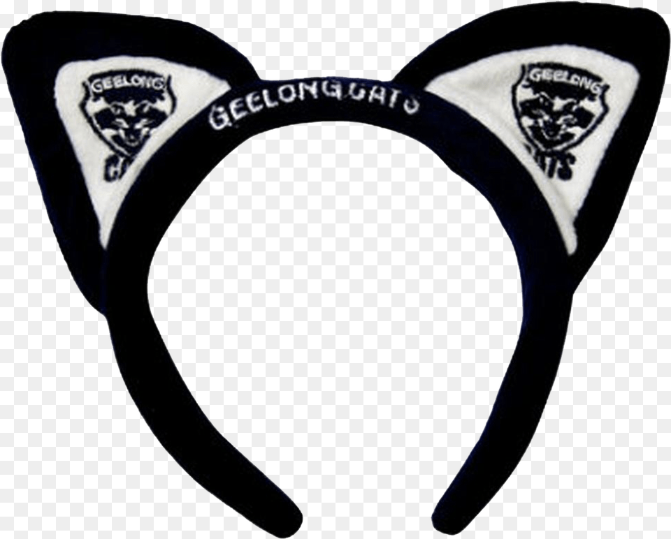 Headband Clipart Cat Ear Headband Geelong Cats Ears, Clothing, Hat, Cap, Accessories Png Image
