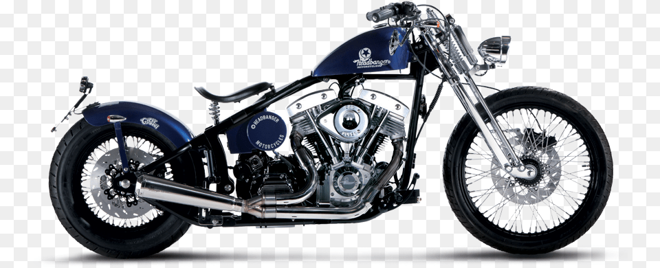 Headbanger Motorcycles Gypsy Soul 39dark Sky39 Le Pera Daytona Wide Glide, Machine, Spoke, Wheel, Vehicle Free Png Download