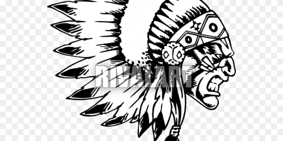 Headdress Clipart Indian Mascot, Book, Comics, Publication, Adult Free Transparent Png