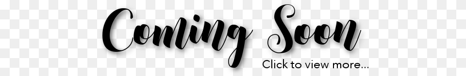 Header Coming Soon Calligraphy, Gray Png