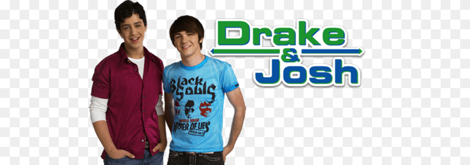 Header Drake And Josh Know Your Meme, Clothing, Shirt, T-shirt, Boy Free Transparent Png