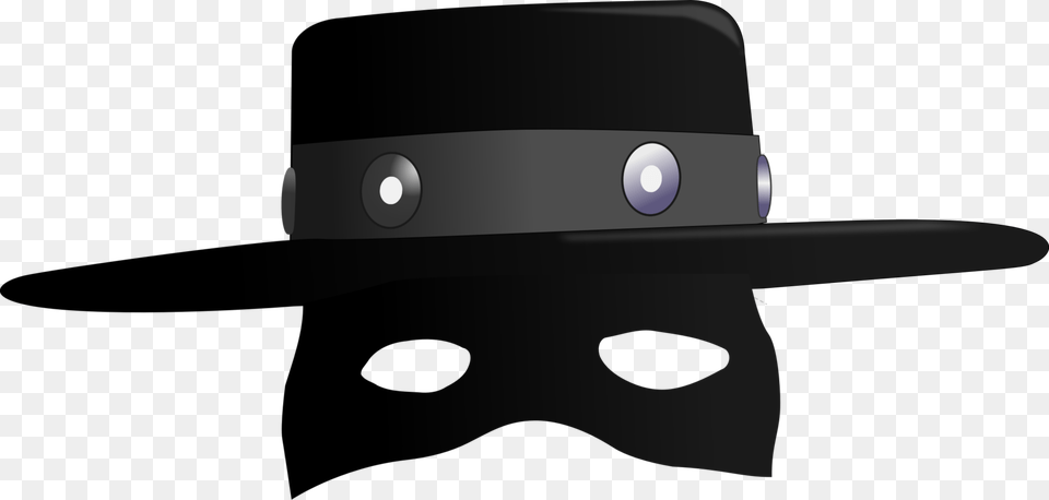Headgearzorrohat Zorro Mask Clipart, Clothing, Hat, Sun Hat Free Png Download