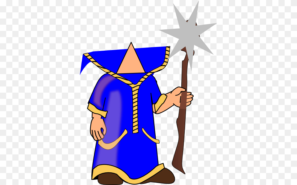 Headless Blue Wizard Clip Art, People, Person, Baby Free Transparent Png