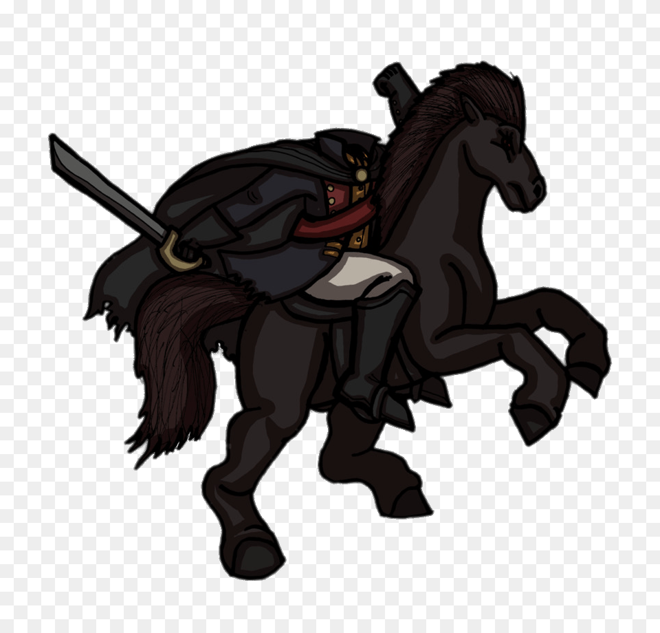 Headless Horseman, Knight, Person, Animal, Horse Png