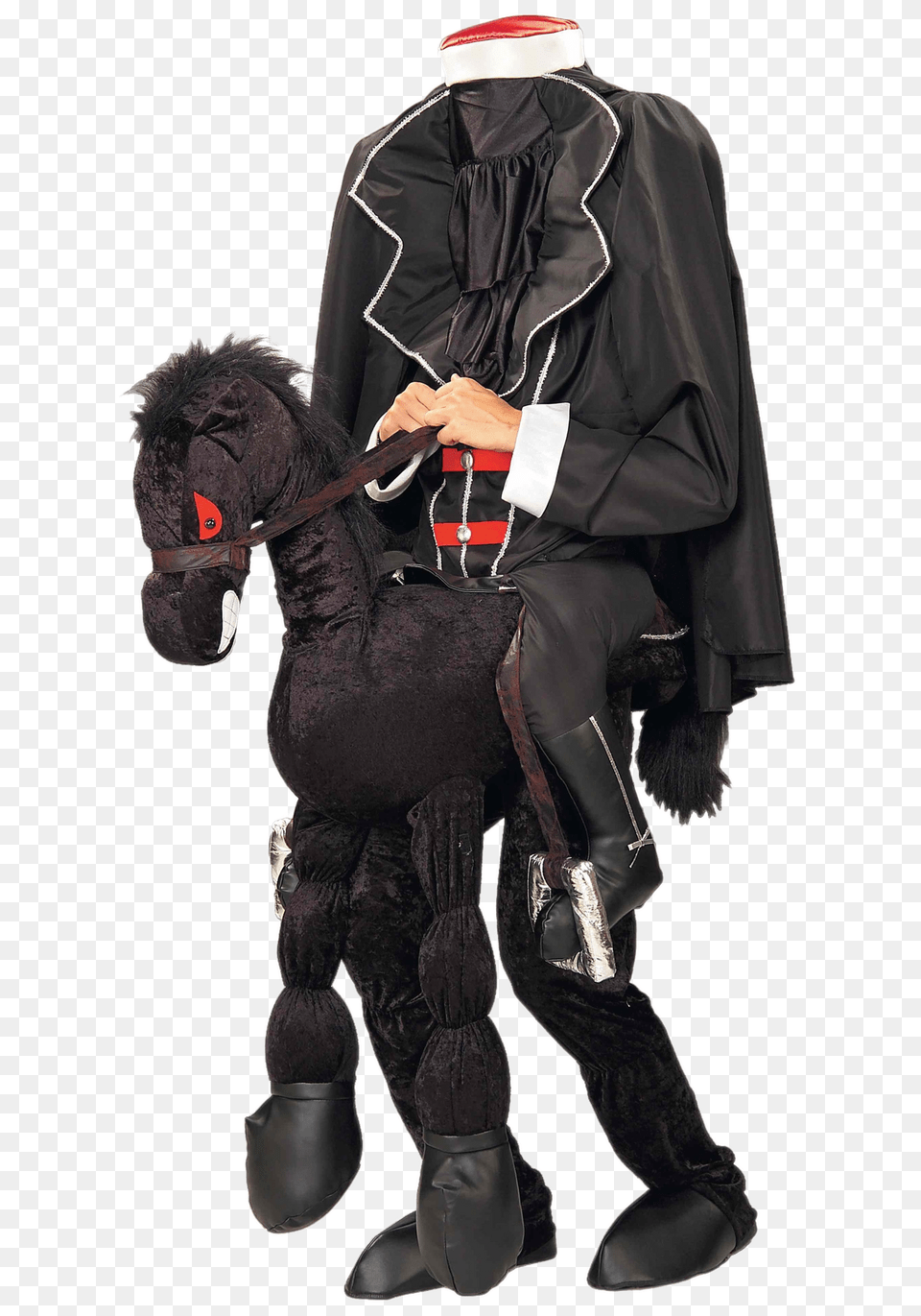 Headless Horseman Halloween Costume, Clothing, Coat, Person, Adult Free Png