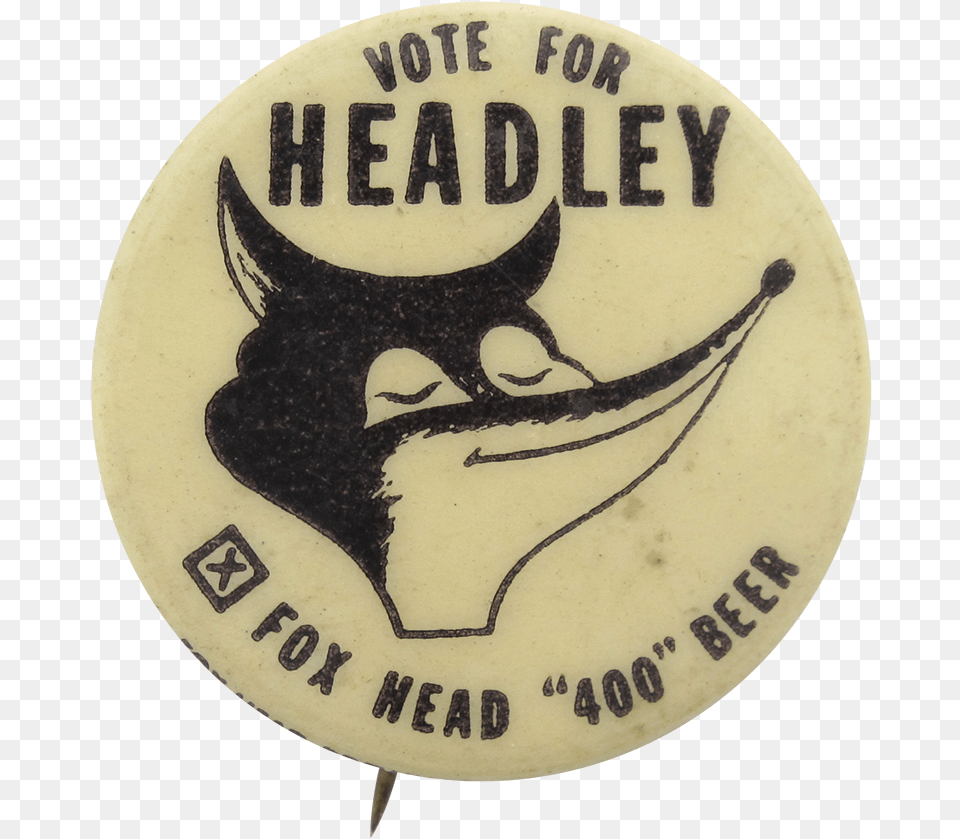 Headly Fox Head 400 Beer Laughing Kookaburra, Badge, Logo, Symbol Free Transparent Png