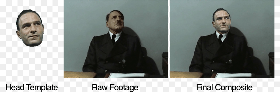 Headpaste Alt Technique Downfall Hitler, Clothing, Coat, Person, Man Free Png Download