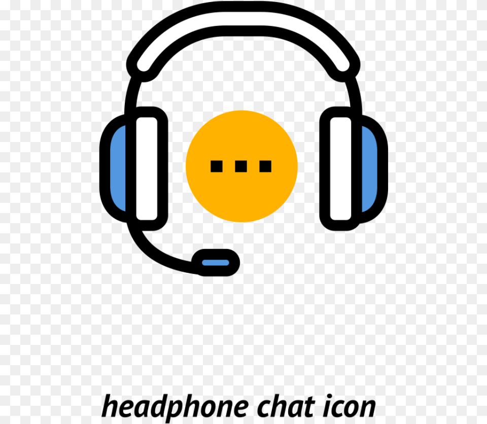 Headphone Chat Icon Animation Samples Business, Electronics Free Png Download