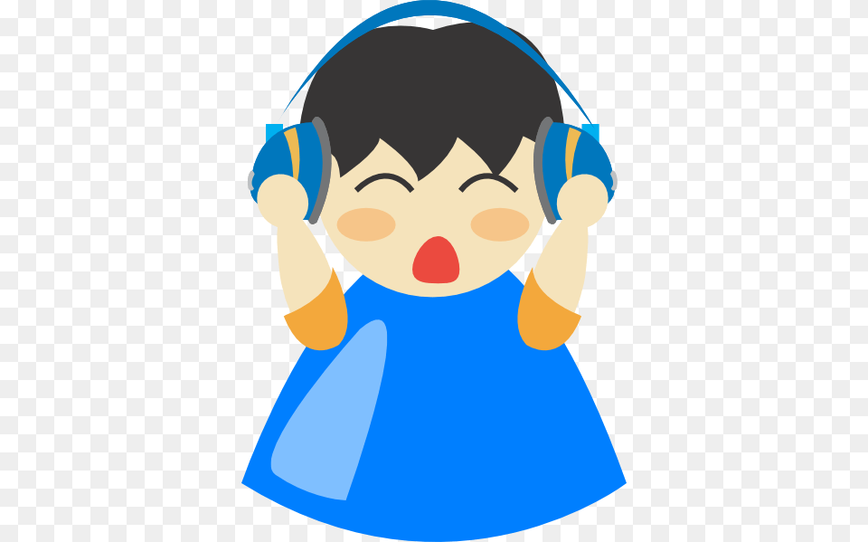 Headphone Clipart For Kid, Baby, Person, Face, Head Free Png Download