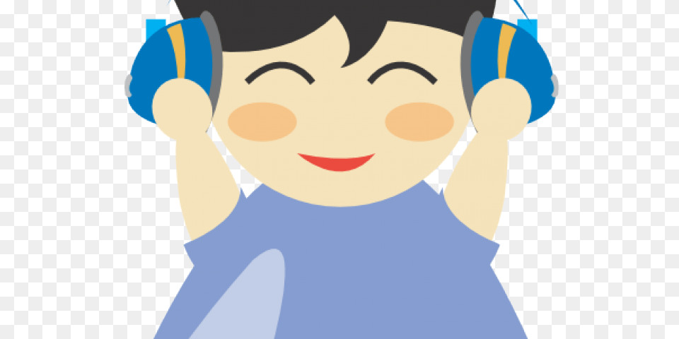 Headphone Clipart Spelling Center, Baby, Person, Face, Head Png
