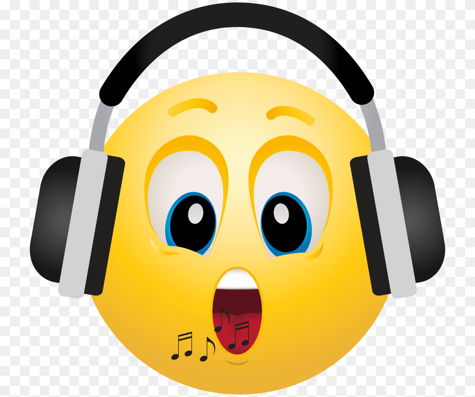 Headphone Emoticon, Electronics, Headphones, Disk Free Png Download