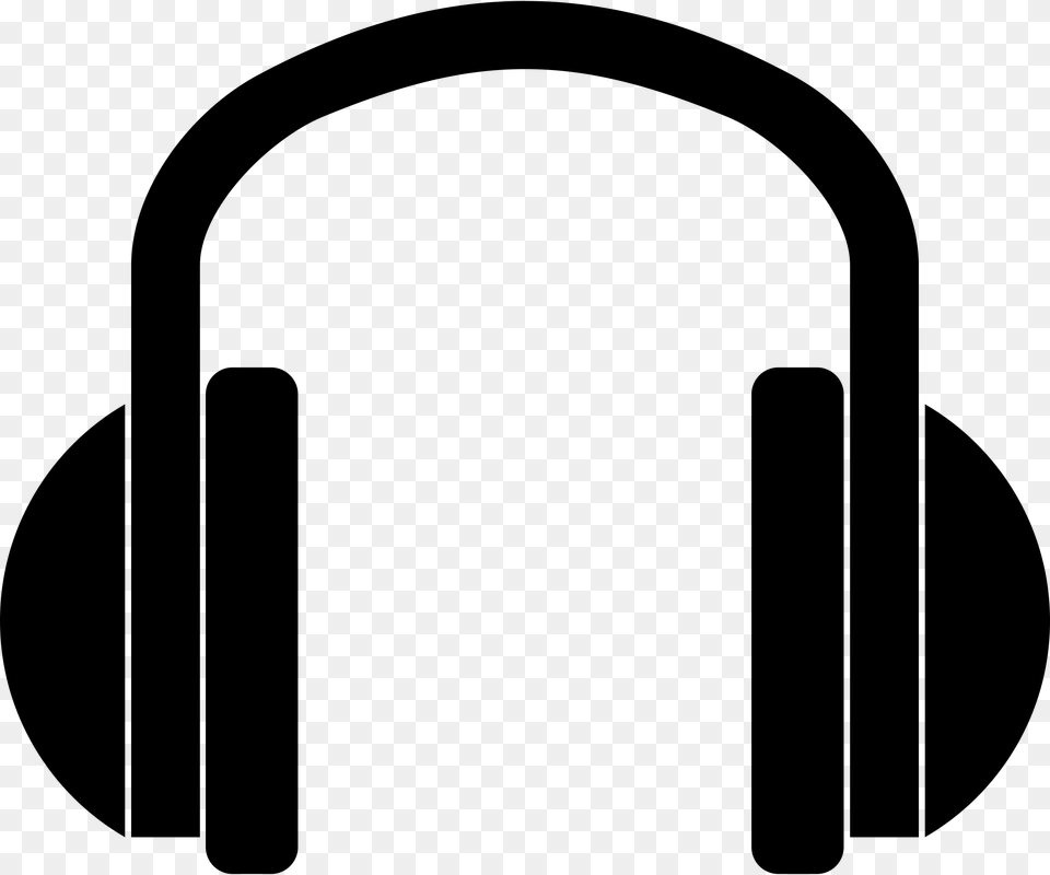 Headphones, Gray Free Png Download