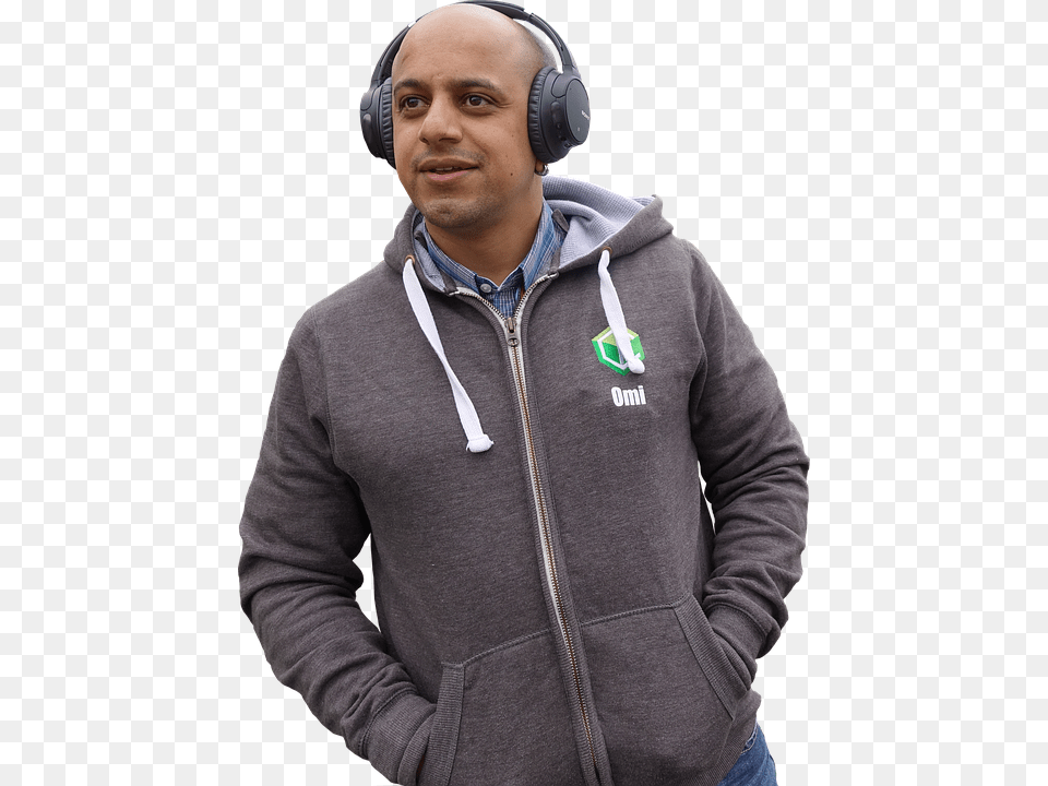 Headphones Sweatshirt, Sweater, Knitwear, Hoodie Free Png