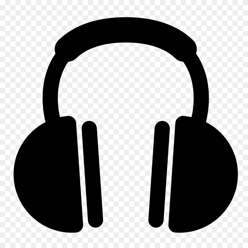 Headphones, Gray Free Transparent Png