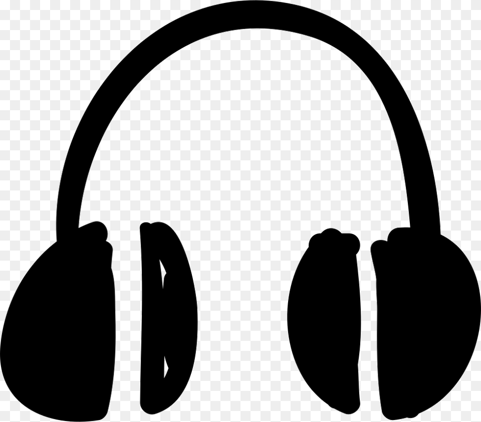 Headphones, Electronics, Stencil Free Png Download