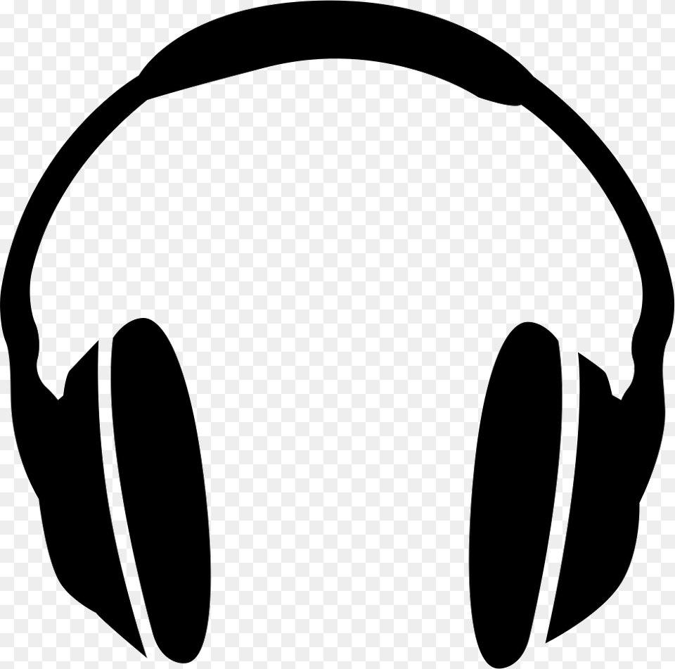 Headphones Audio Clip Art Headphones Clipart, Stencil Free Transparent Png