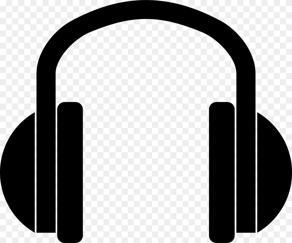 Headphones Hd, Gray Png Image