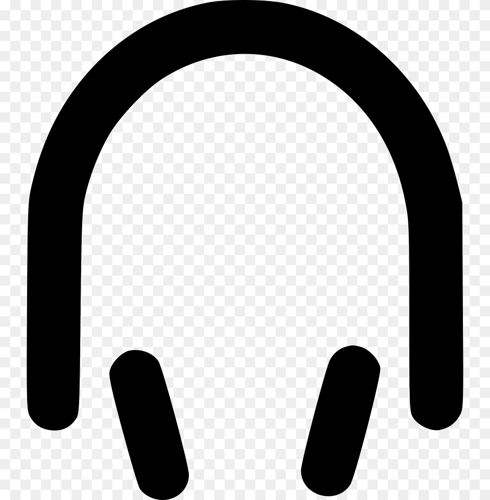 Headphones Headset Music Songs Audio Listen Icon, Stencil, Electronics Free Transparent Png